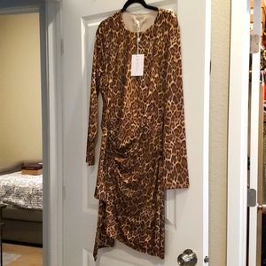 Leopard scrutch dress